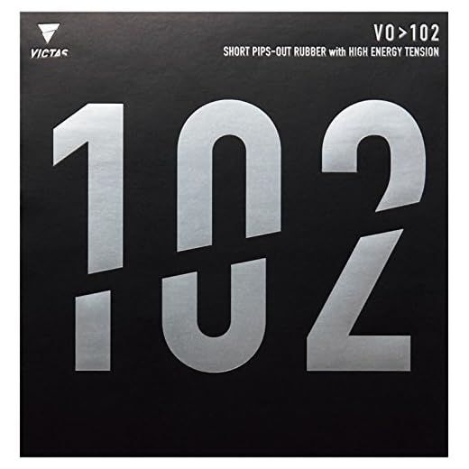 VICTAS(ヴィクタス) 卓球 表ソフトラバー VO102 020222 レッド 1.8サイズ