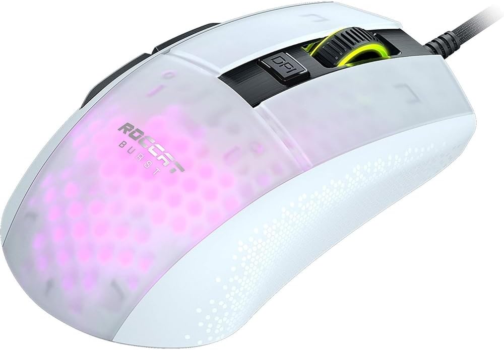 ROCCAT Burst Pro White Extreme Lightweight Optical Pro Gaming Mouse