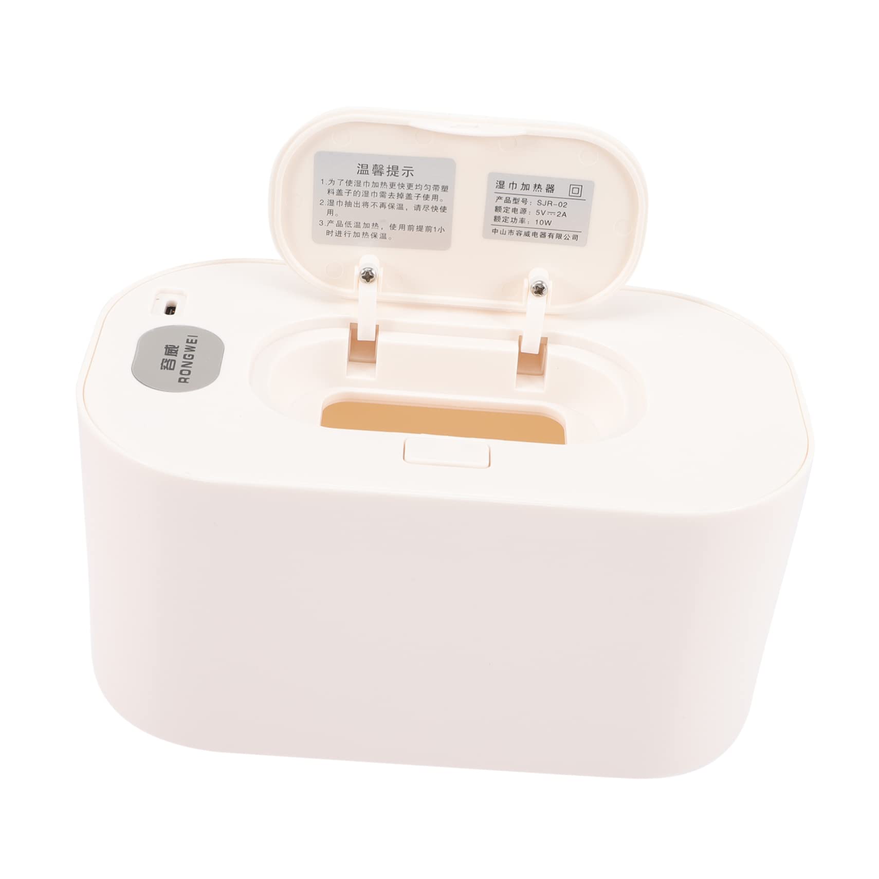 Wakauto Infant Wet Tissue Warmer Dispenser Portable Wipes Heating Box Baby Tissue Dispenser Holder