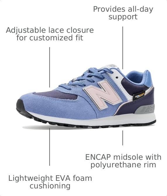 Image of New Balance Kid's 574 V1 Lace -Up Sneaker (Big Kid)