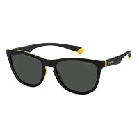 POLAROID PLD 2133/S Occhiali da sole da uomo Nero e Giallo