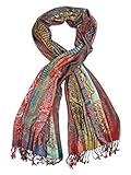 Bohomonde Jivala Scarf, Woven Reversible Striped Pashmina Scarf, hand made in India Festival