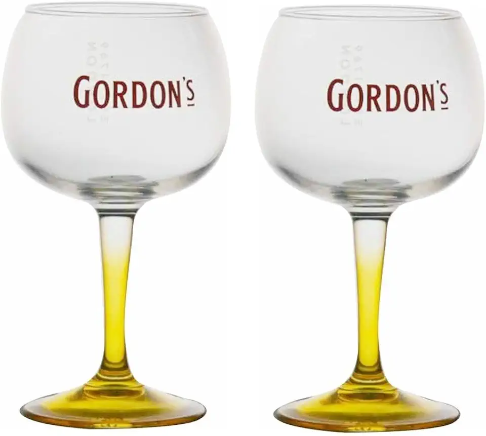 Jogo de Taças para Gin Gordons Yellow 2 Peças de 600ML