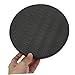 Milisten 2pcs Thick Round Yoga Support Pad for Knees Elbows Wrists Eco TPE Non-Slip Cushion for Comfortable Workouts for Home Travel Black