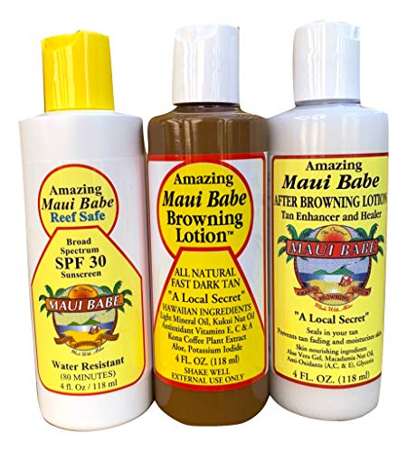 Hawaii Maui Babe Weekender Pack Three 4 oz. bottles