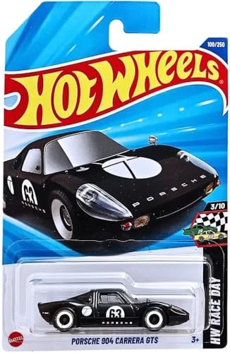 Hot Wheels Porsche 904 Carrera GTS, Black, HW Race Day 3/10 miniatura 1