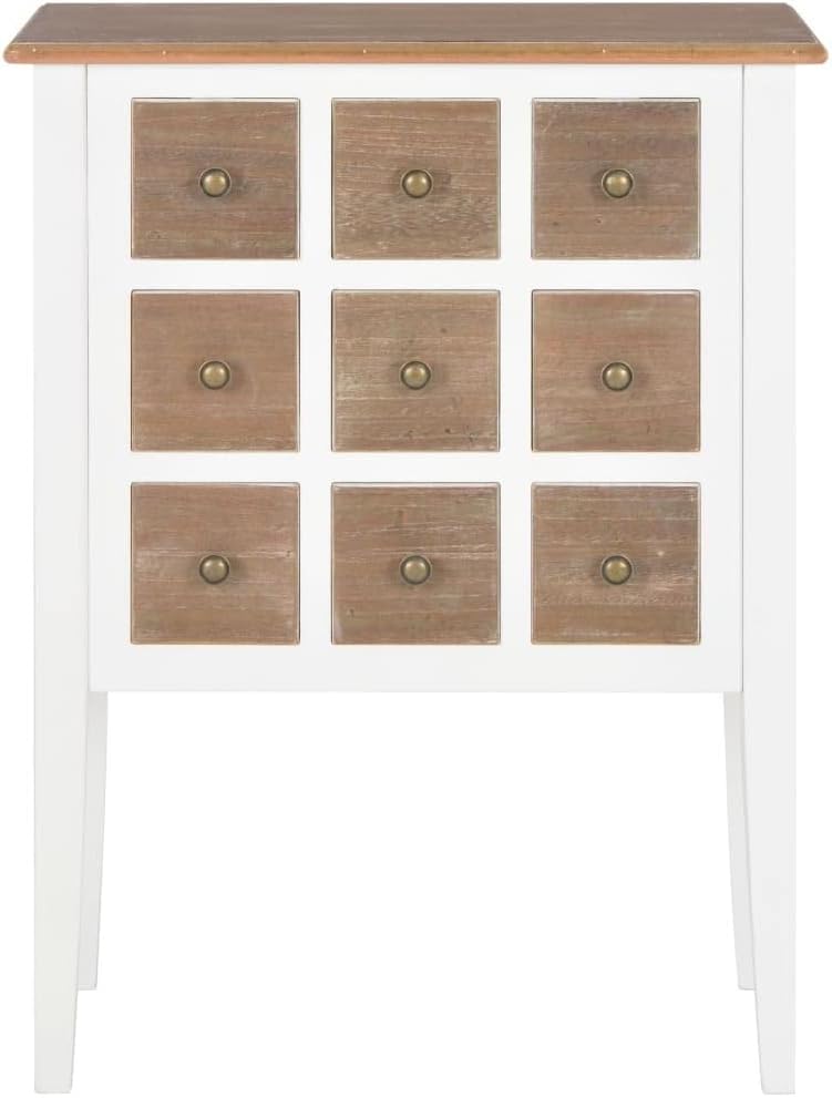 Sideboards and Buffets Cabinet with Storage Mid Century Modern Decor White 21.3"x11.8"x31.5" Solid Wood (Color : A, Size : 21.3" x 11.8" x 31.5") (A 21.3" x 11.8" x 31.5")