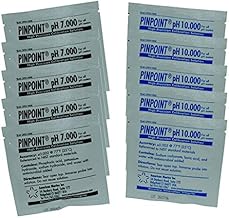 Pinpoint® High-Precision pH Calibration Fluids Kit (pH Buffer Solution), 10 Piece Set - 7.000, 10.000