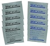 Pinpoint® High-Precision pH Calibration Fluids Kit (pH Buffer Solution), 10 Piece Set - 7.000, 10.000