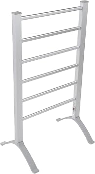 Towel Warmer, 100W Fast Heating Wall Mounted Heating Towel Rack IPX4 Waterproof Aluminum Alloy 45-55  2 Installation Methods Towel Warmer Rack for Bathroom US