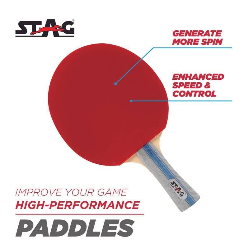STAG 4 Star Table Tennis Multiset | 2 Racquets & 3 Balls… 1