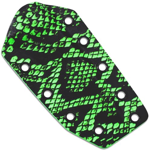 Image of KYDEX Thermoform Sheet - (P1 Texture) - (Infused Print) - (12in x 12in) - (Snake Skin - Zombie Rattler) - (1 Sheet) - (for Holster Making & Hobby) - (USA Made)