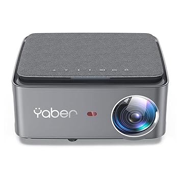 Yaber PRO U6 5G WiFi Bluetooth 4K Home Projector, Full HD Native 1920x1080P, Builtin Andorid System Support 4D&4P-Keystone Correction, 500'' Giant Screen, Zoom, for Android/iOS/PC/PPT/USB