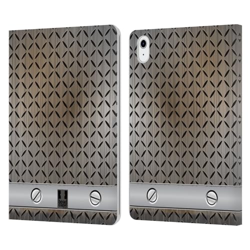 Evita arañazos en iPad Air 2022 con carcasa de cuero tipo libro Head Case Designs