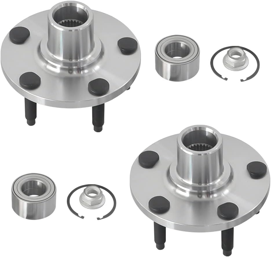 MAYASAF 518517 [2 Pack, 3.5L ONLY] Front Wheel Hub Bearing Assembly for Ford 2007 2008 2009 2010 Edge, for Lincoln 2007 2008 2009 2010 MKX