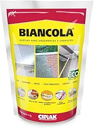 CIPLAK BIANCOLA - Resina sintética, de alto desempenho, proporciona excelente aderência das argamassas as mais diversas superfícies, evita retração, utilizado nas áreas internas e externas, Saco 1L
