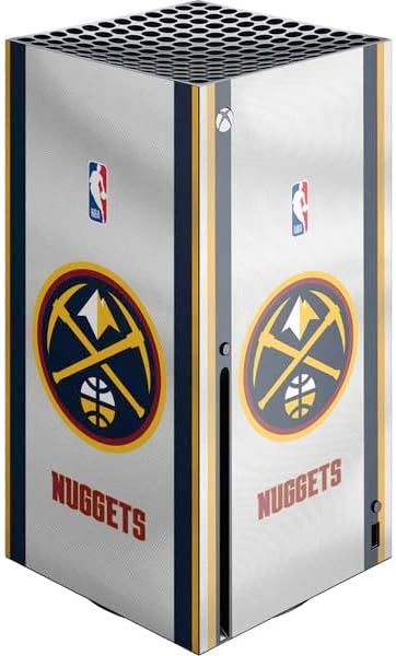 Skinit Decal Gaming Skin Compatible with Xbox Series X Console - Officially Licensed NBA Denver Nuggets Dark Rust Design