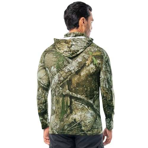 Realtree Men's Performance Pullover Hoodie with Gaiter2