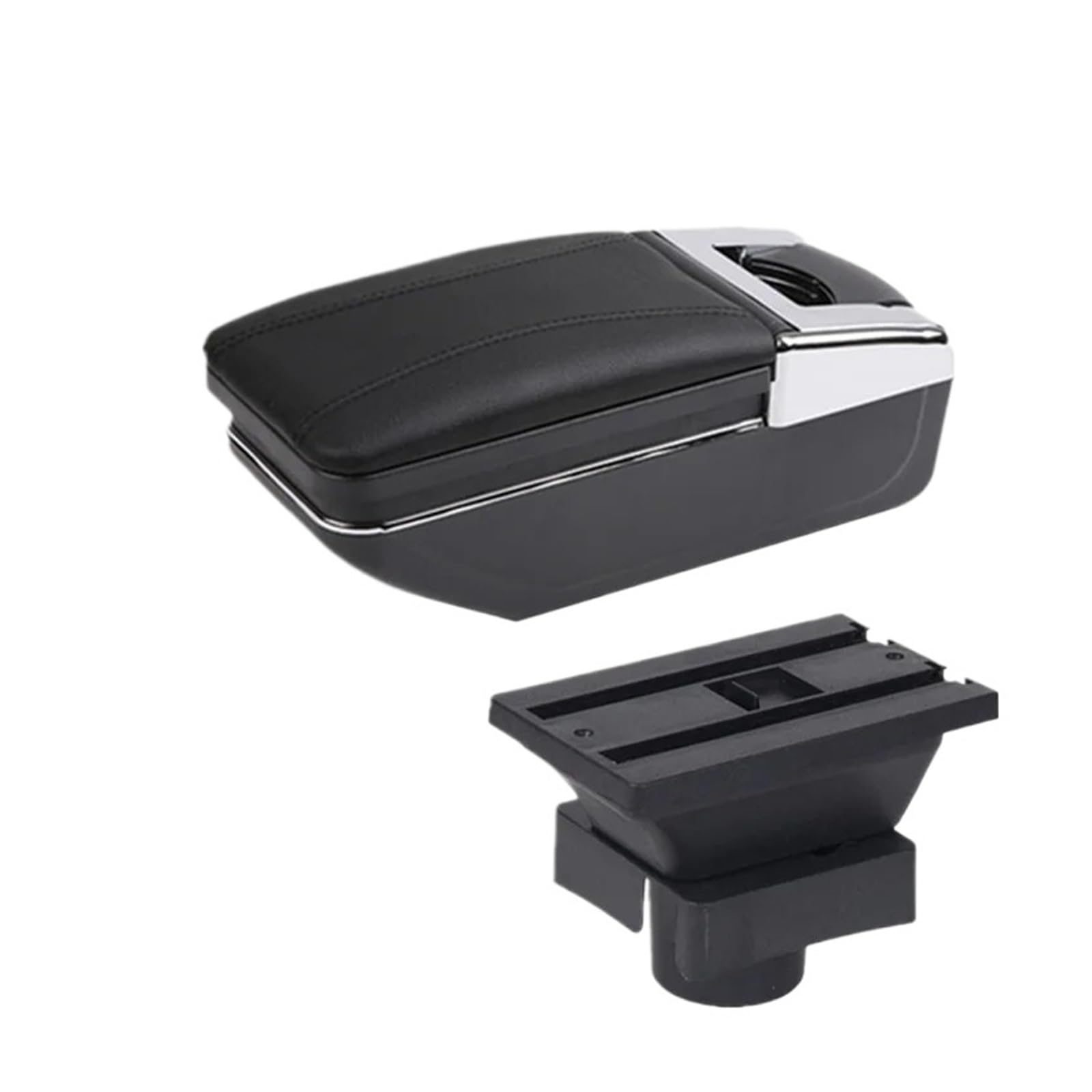 Umdjju A Black Line No Usb For Citroen For C4 Hatchback 2004-2010 Car Armrest Box Central Storage Interior Dedicated Retrofit Accessories Car Centre Console Armrest Box(A Black Line No Usb)