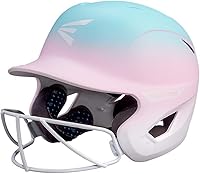 Easton Ghost Fastpitch Softball Batting Helmet with Mask - Two-Tone Matte, Women's Fit, NOCSAE Certified
