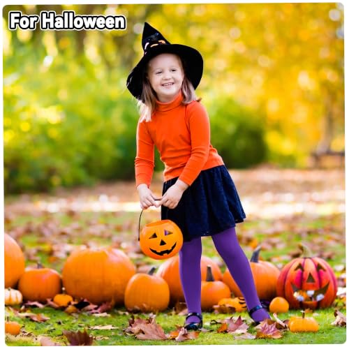 Image of 2 Pack Girls Tights Dance Tights Ballet Girls School uniform Footed Leggings Stockings for Kids 1-13 Years