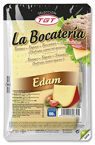 Seleccion TGT La Bocatería Lonchas de Queso Edam, 100g