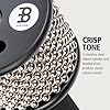 Meinl Percussion Turbo Cabasa Instrument - Small Shaker Instrument with Bead Chain - With Sound Ports - Wood / Stainless Steel, Black (CA5BK-S) #2