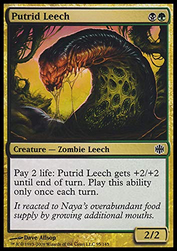 Magic: the Gathering - Putrid Leech - Alara Reborn - Foil Magic: the Gathering - Putrid Leech - Alara Reborn - Foil