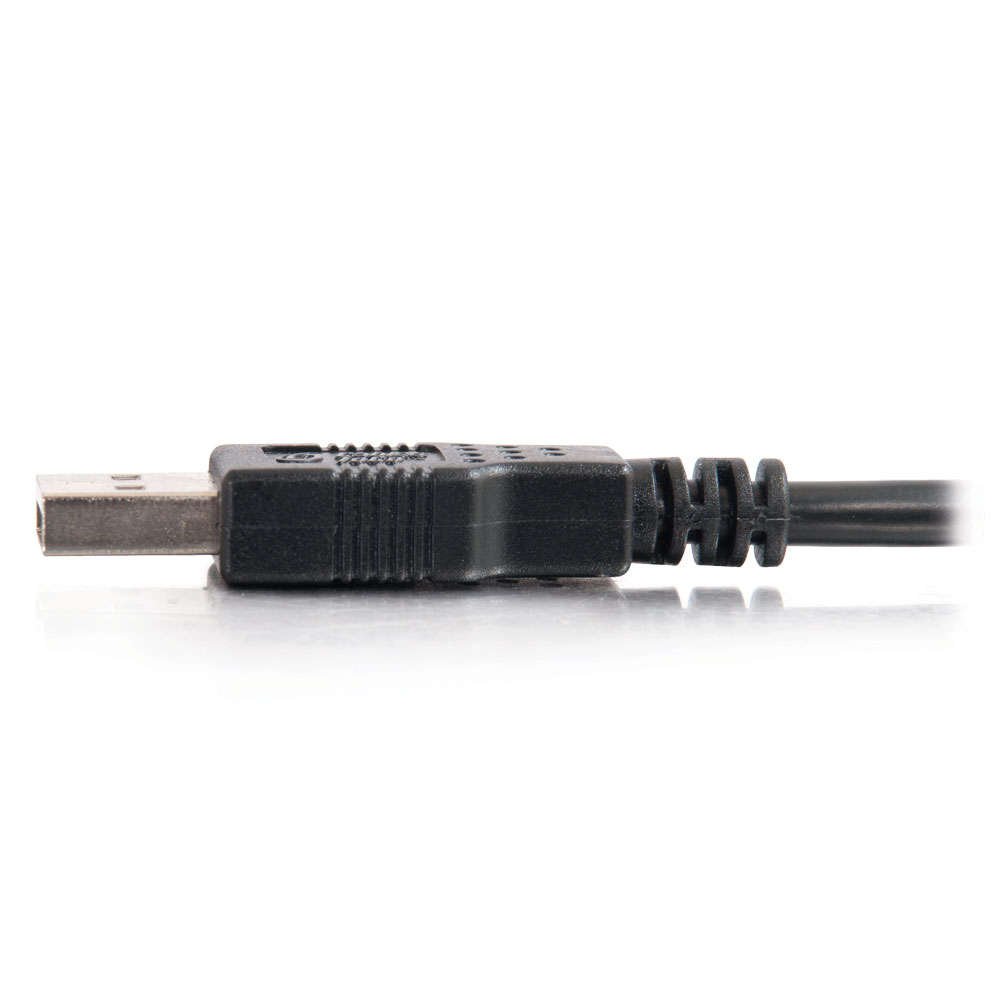 C2G 81574 Cavo USB 2.0 A Maschio - A Maschio 1 Metro - Alta Velocità 480 Mbps, Schermato, Nero