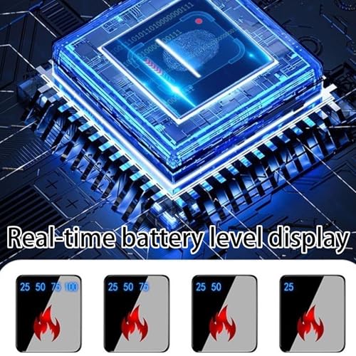Encendedor Recargable de Butano con Sensor Táctil Azul miniatura 6