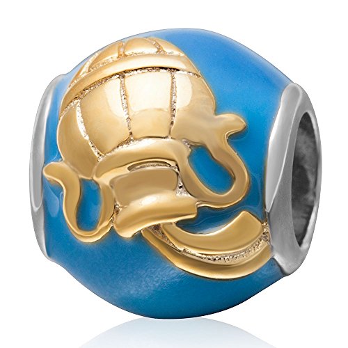 Charm de plata 925 soulbeads con signo zodiacal esmaltado para el día a día