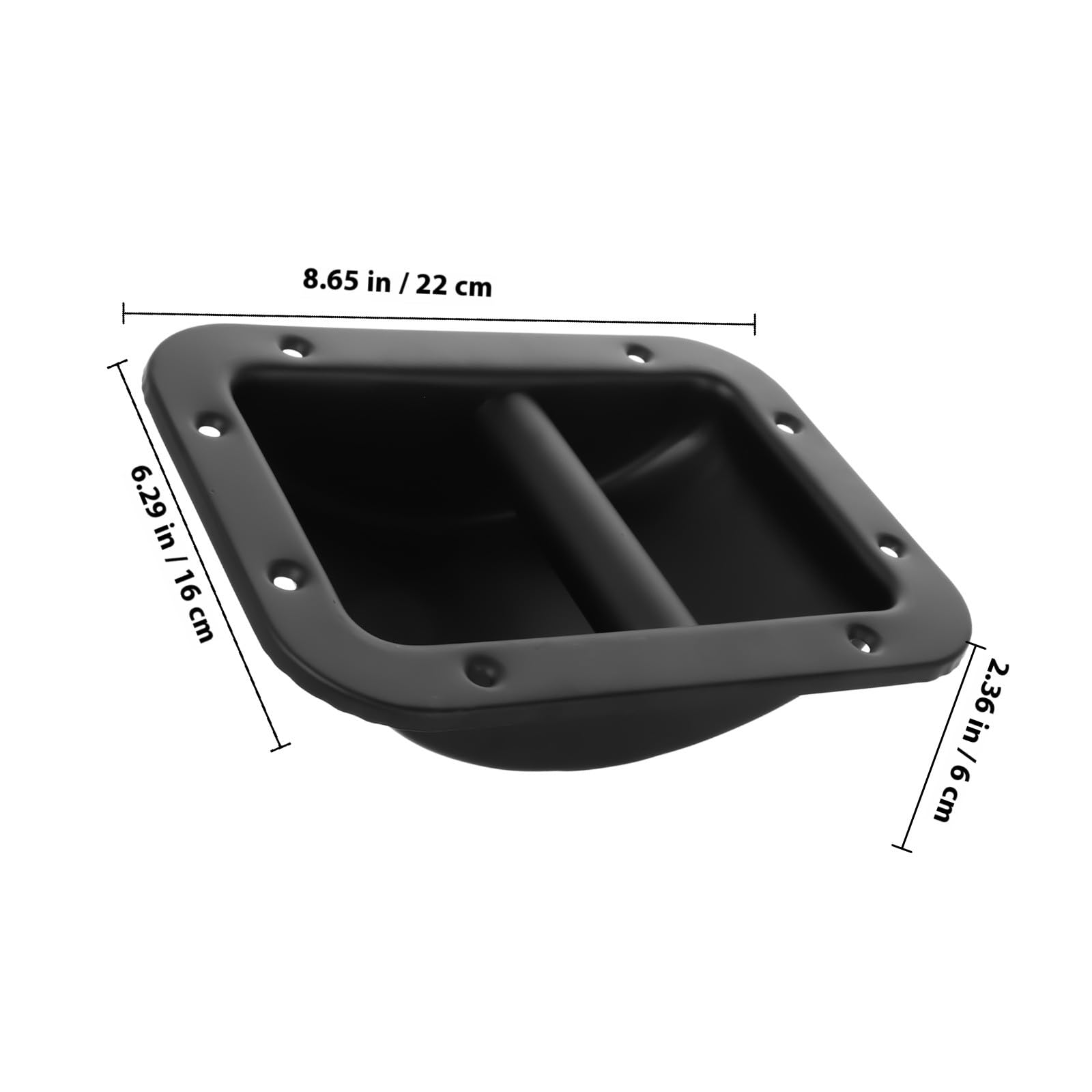 Hemobllo Mango de Hierro Negro para Altavoz de Gabinete, Ligero y Fácil de Instalar Asa de Repuesto para Manejo Cómodo en Equipo de Sonido