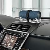 TXEsign Car Speaker Mount Compatible with JBL Flip 6/Flip 5, Acrylic Adhesive Speaker Bracket Holder with Anti-Slip Beads (Transparent)