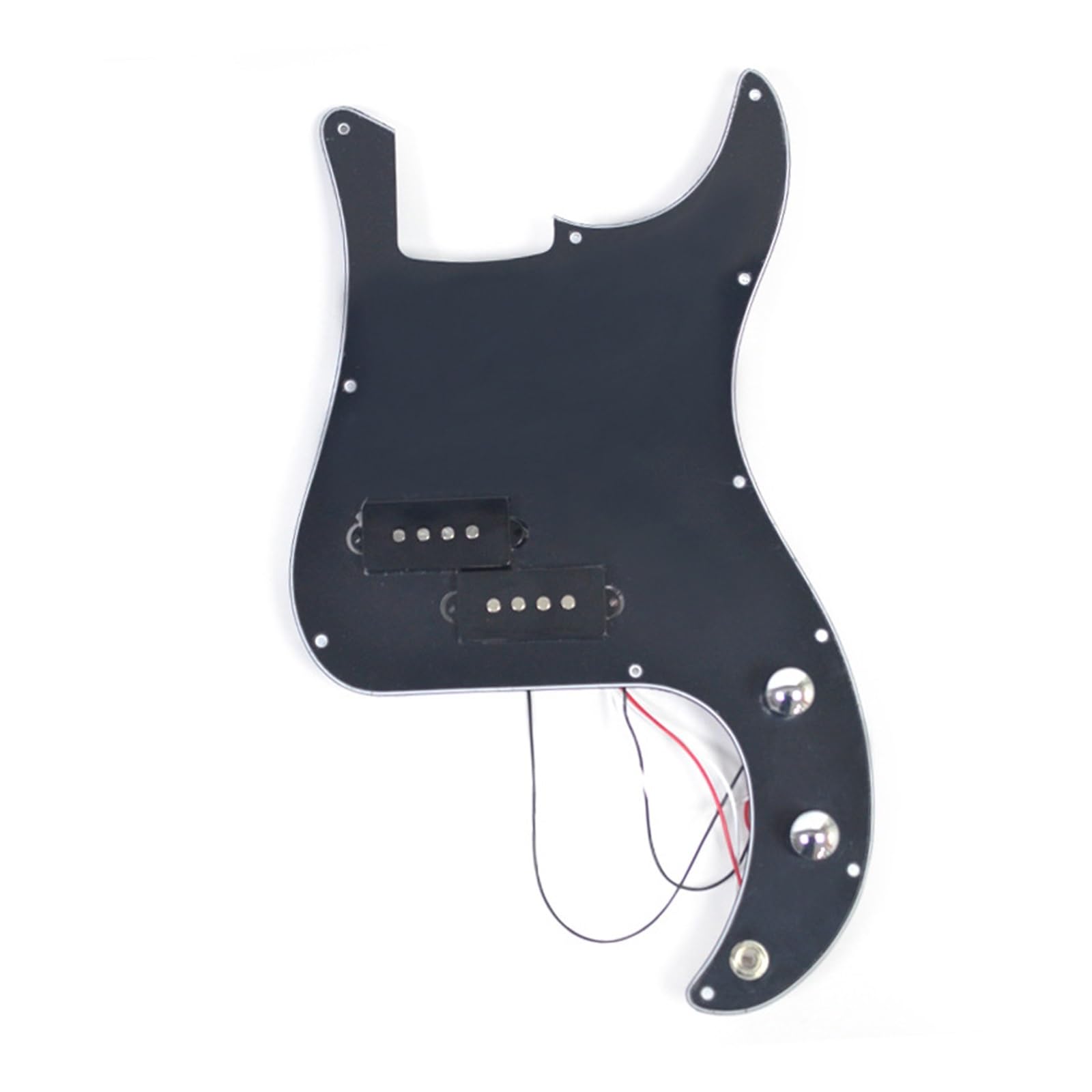Przetwornik Pickguard Zestaw Przetworników Do Basu Elektrycznego Kolorowe Akcesoria Do Instrumentów Muzycznych(Bk)