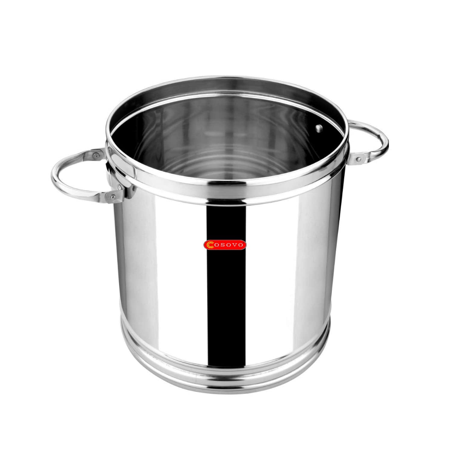 COSOVO® Contenedor hermético de acero inoxidable para almacenamiento de cocina, 25 kg