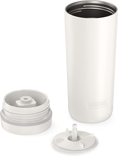 Miniatura 6 de ALTA SERIES BY THERMOS - Vaso de acero inoxidable de 18 onzas, color blanco aguanieve, 18 onzas, color blanco aguanieve