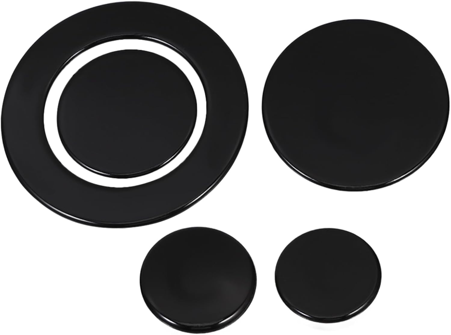 1set Household Gas Burner Caps for Stove Flame Cap Covers Reusable and Practical Design for Kitchen Appliances