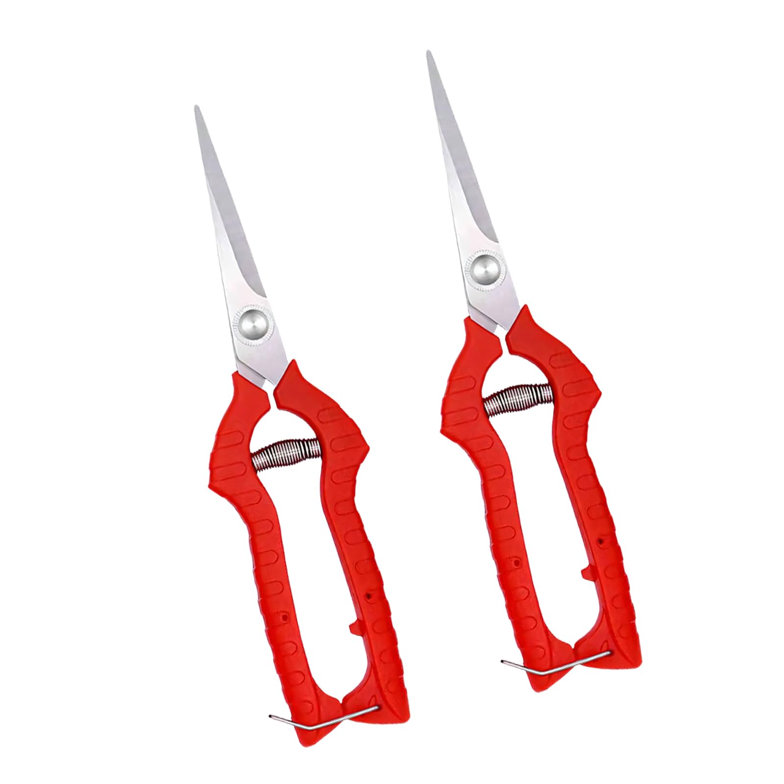 Msioytog 2 Pieces Piercing Stainless Steel Gardening Shears With Portable Pruning Tool For Easy Pruning And Harvesting Stainless Steel Fruit Pruner