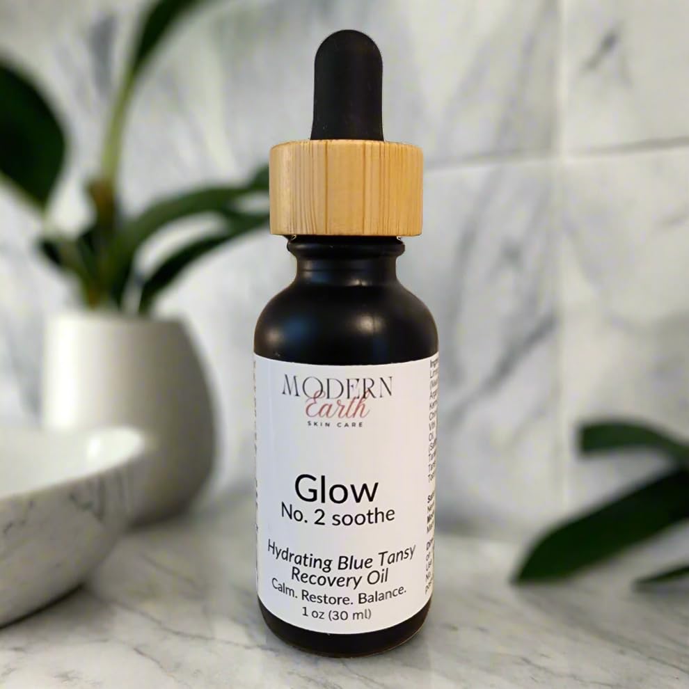 Glow No. 2 Soothe Oil, Blue Tansy Antioxidant, Skin Calming & Hydrating