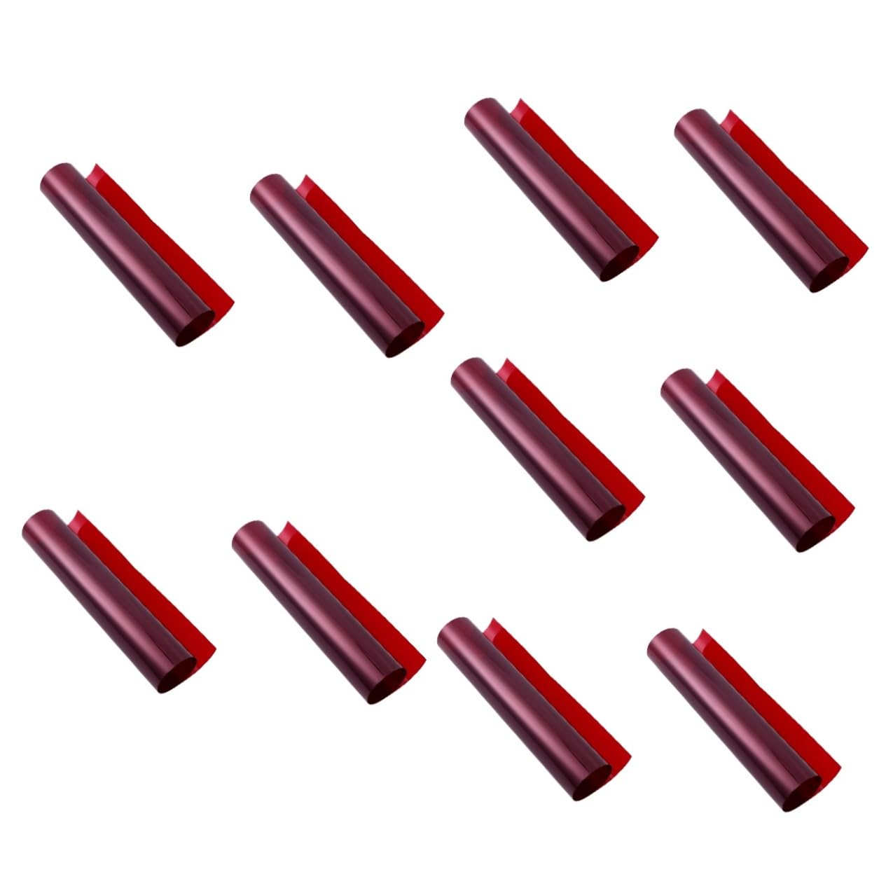 HOMSFOU 10pièces Film De Gel Transparent pour Éclairage Photo Filtre De Couleur pour Stroboscope LED Vidéo Scène