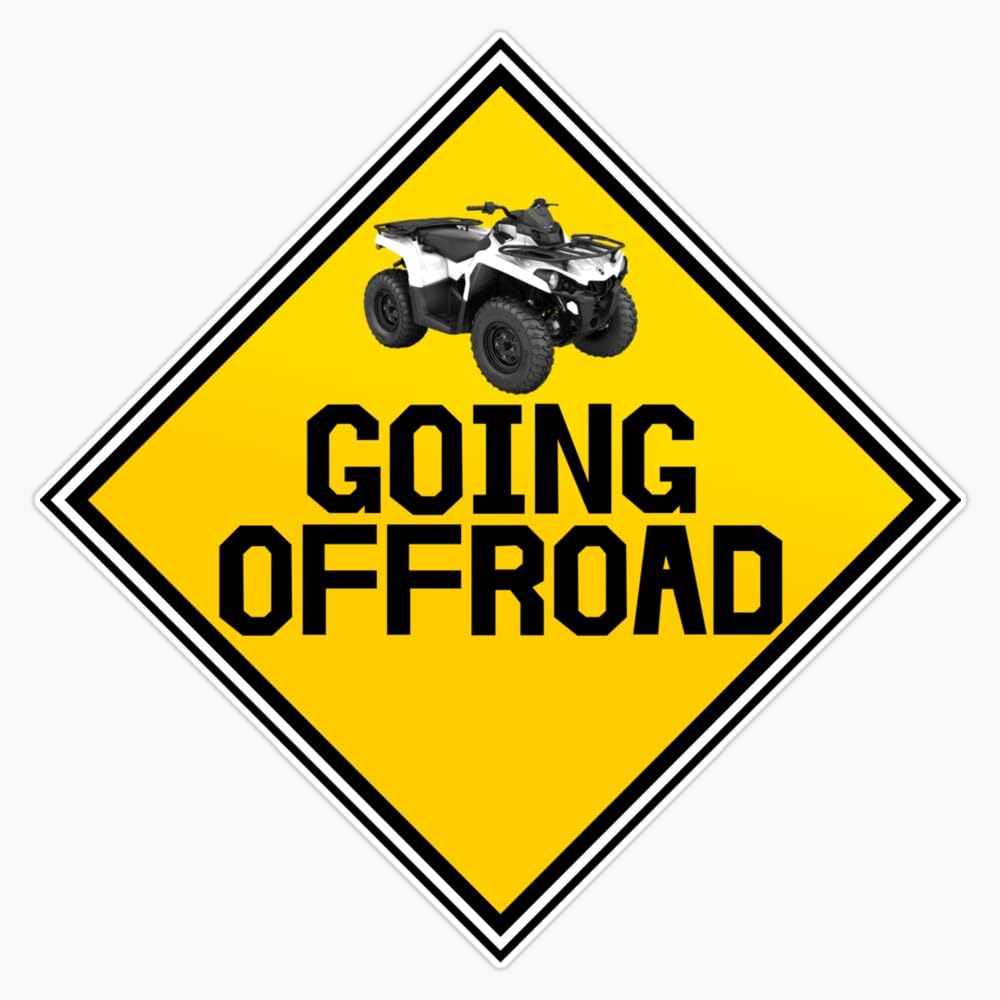 Calcomanía De Advertencia De No Problema, Divertida Calcomanía De Vinilo Troquelado ATV UTV SXS Vehículo Todoterreno Camión 4x4 Todoterreno