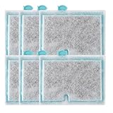 水族館フィルターカートリッジ - 水槽フィルター交換用、6個の最高級フィルター、と互換性あり、臭気除去、深い浄化、水の透明度ろ過、水族館のメンテナンスに最適 image