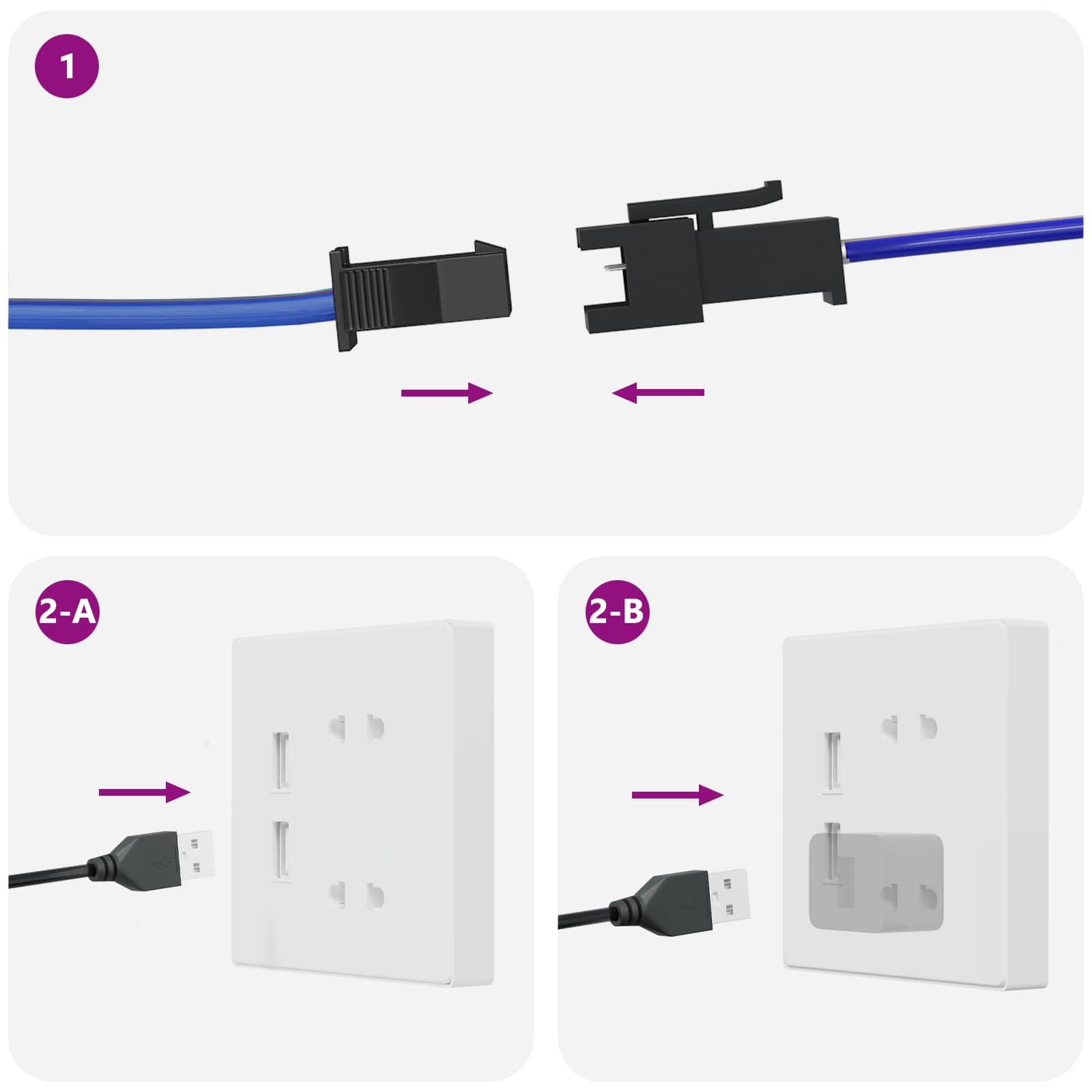 LED Streifen 12 Stück Schwarz Transparent 450 mm USB Stromversorgung für Innenräume Flexibel dimmbar Farbwechsel Akzent- und Arbeitsbeleuchtung