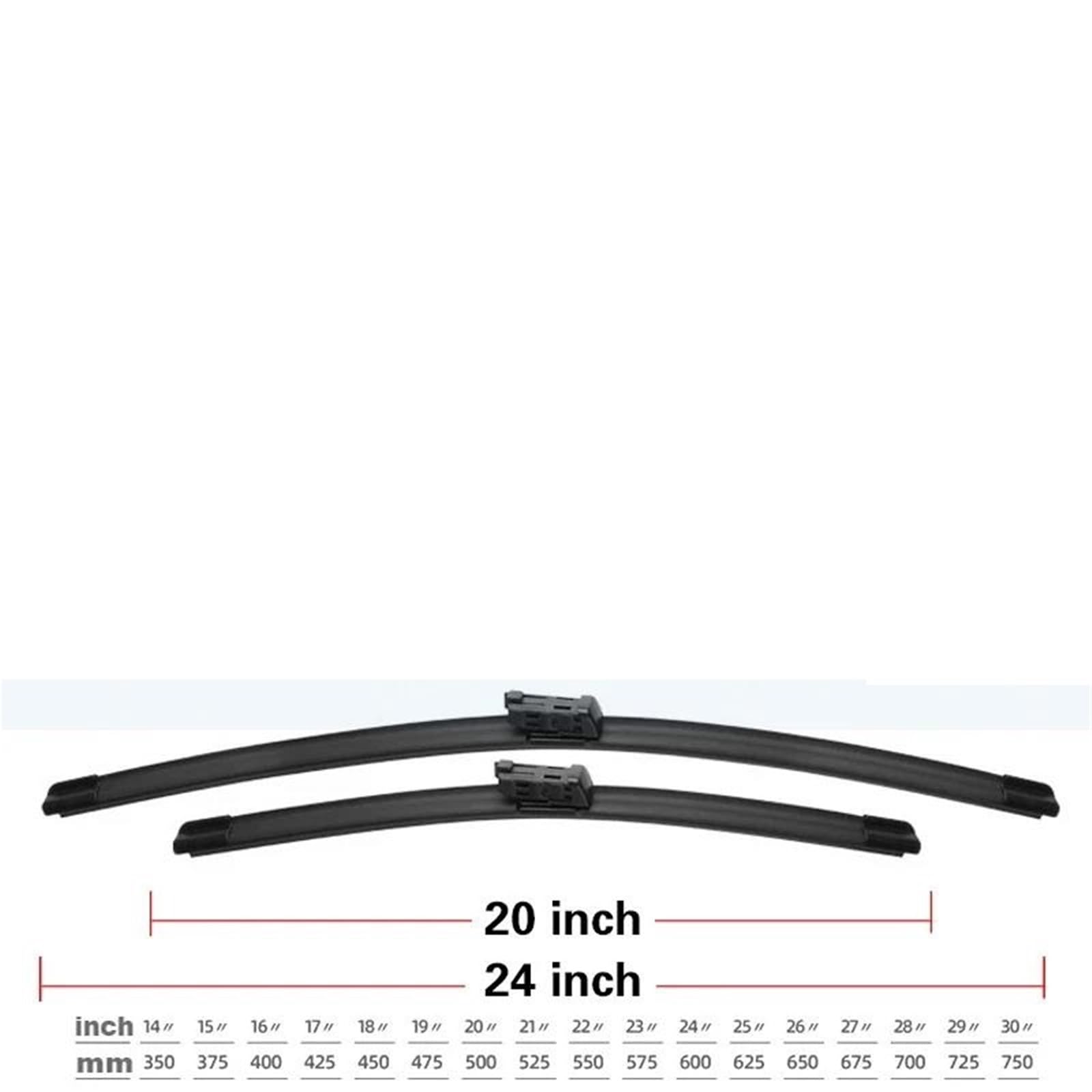 Accesorios Para Cepillos Escobillas limpiaparabrisas delanteras y traseras para Porsche Macan 95B (2014-2023)