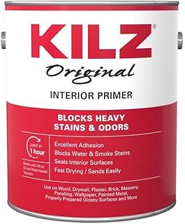KILZ Original White Flat Oil-Based Primer 1 Gal. - Total Qty: 4