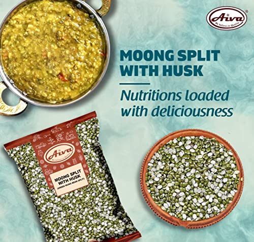 Moong Split (Green Gram Split) - 2 Lbs - 1 Pack #TOP3