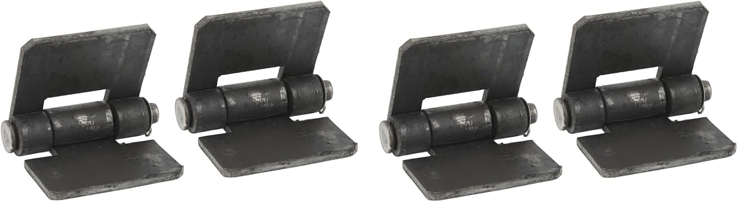 4pcs Steel Weld On Butt Hinges for Gates Trailers and Doors High Strength and Versatile Design