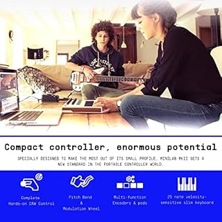 Arturia Clavier contrôleur MiniLab MkII – 25. Promotion spéciale d’une durée limitée. Comprend Mini V, Stage 73 V et Rev… - Les Beatles, Paul McCartney, John Lennon, RIngo Starr, George Harrison Arturia Clavier contrôleur MiniLab MkII - 25. Promotion spéciale d'une durée limitée. Comprend Mini V, Stage 73 V et Rev… – Image 2