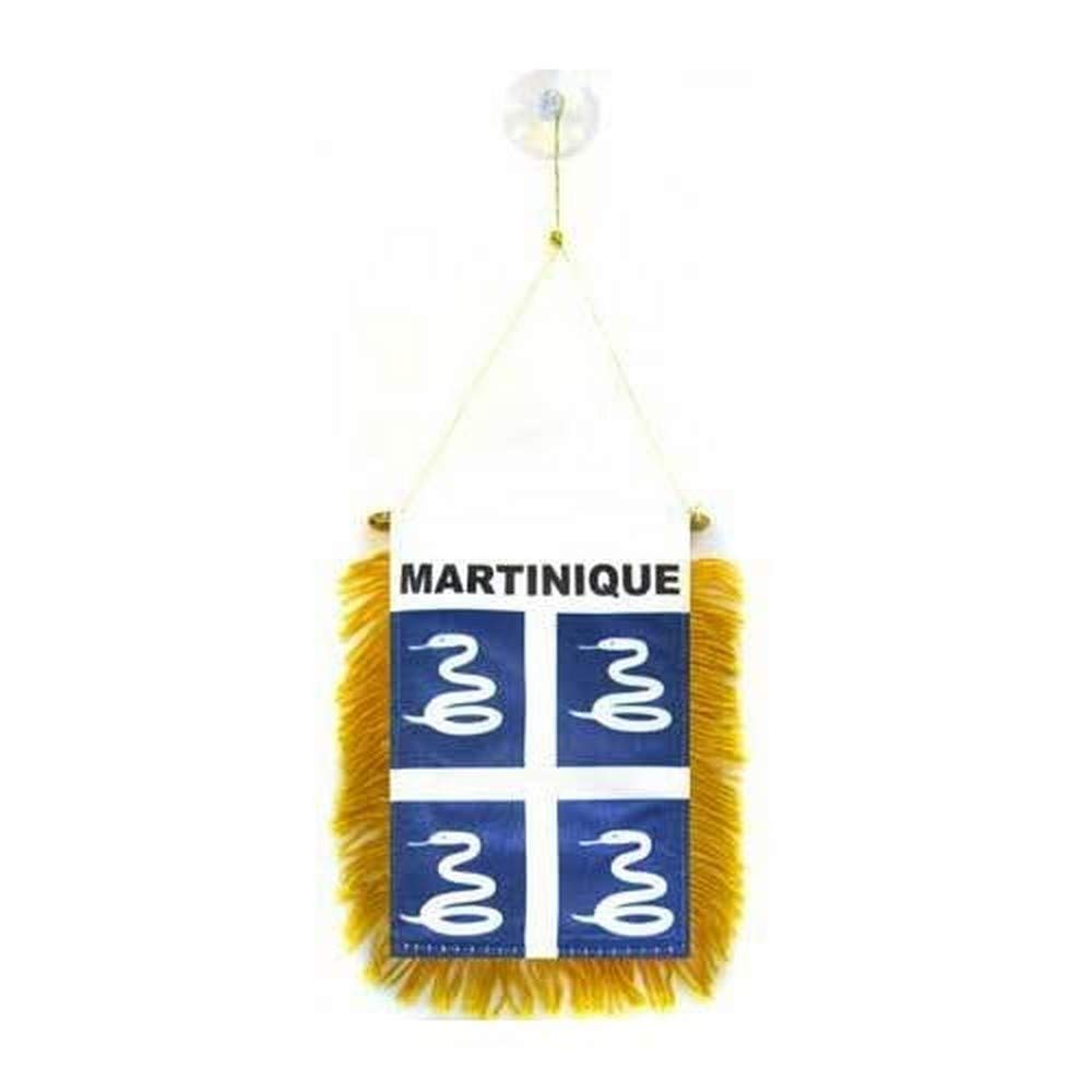 AZ FLAG Martinique Car Flag 4x6 in 100D Polyester Suction Cup