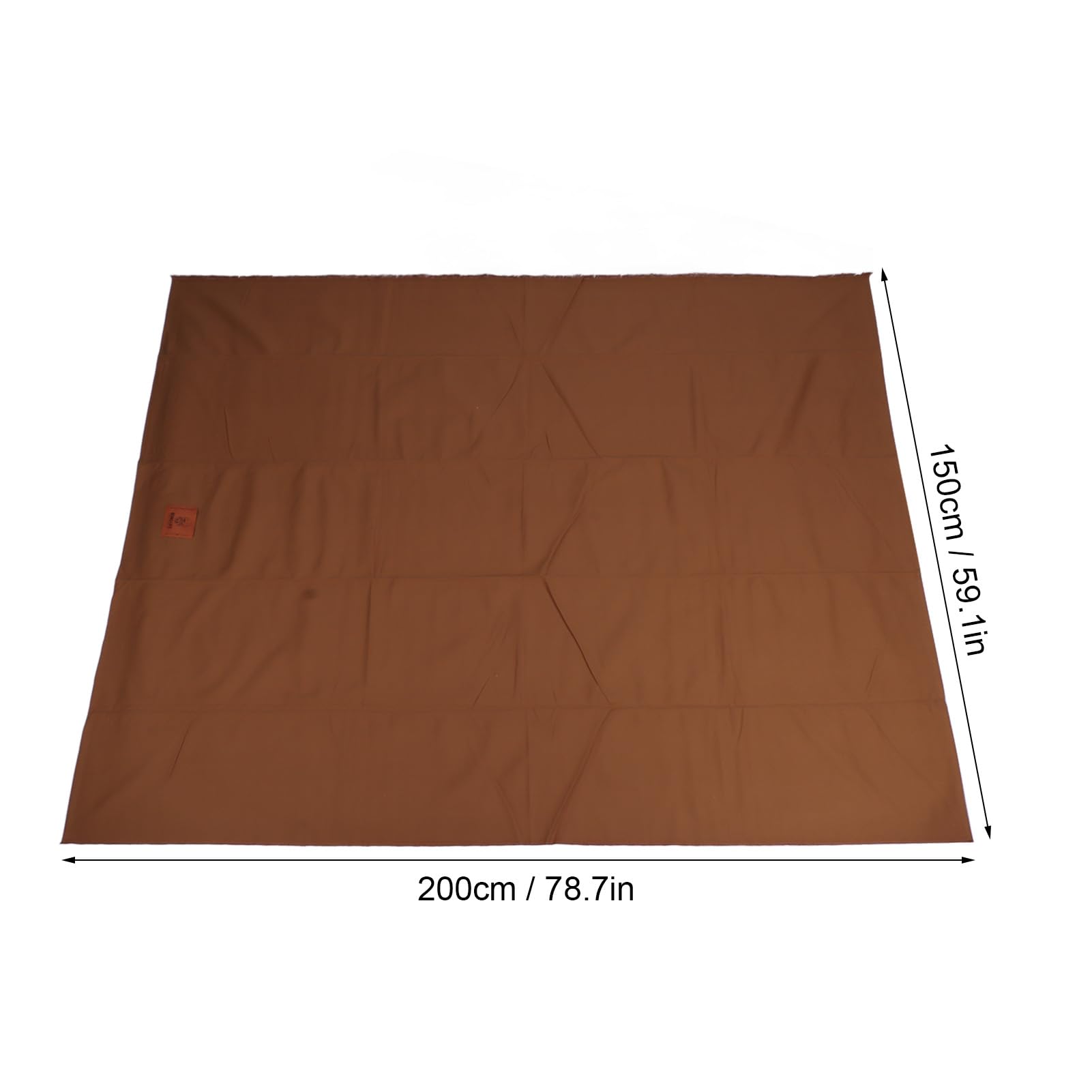 Manta de picnic portátil plegable para exteriores, revestimiento de PVC impermeable, ligera con cuerda de nailon, fácil de transportar para playa, camping y parques.